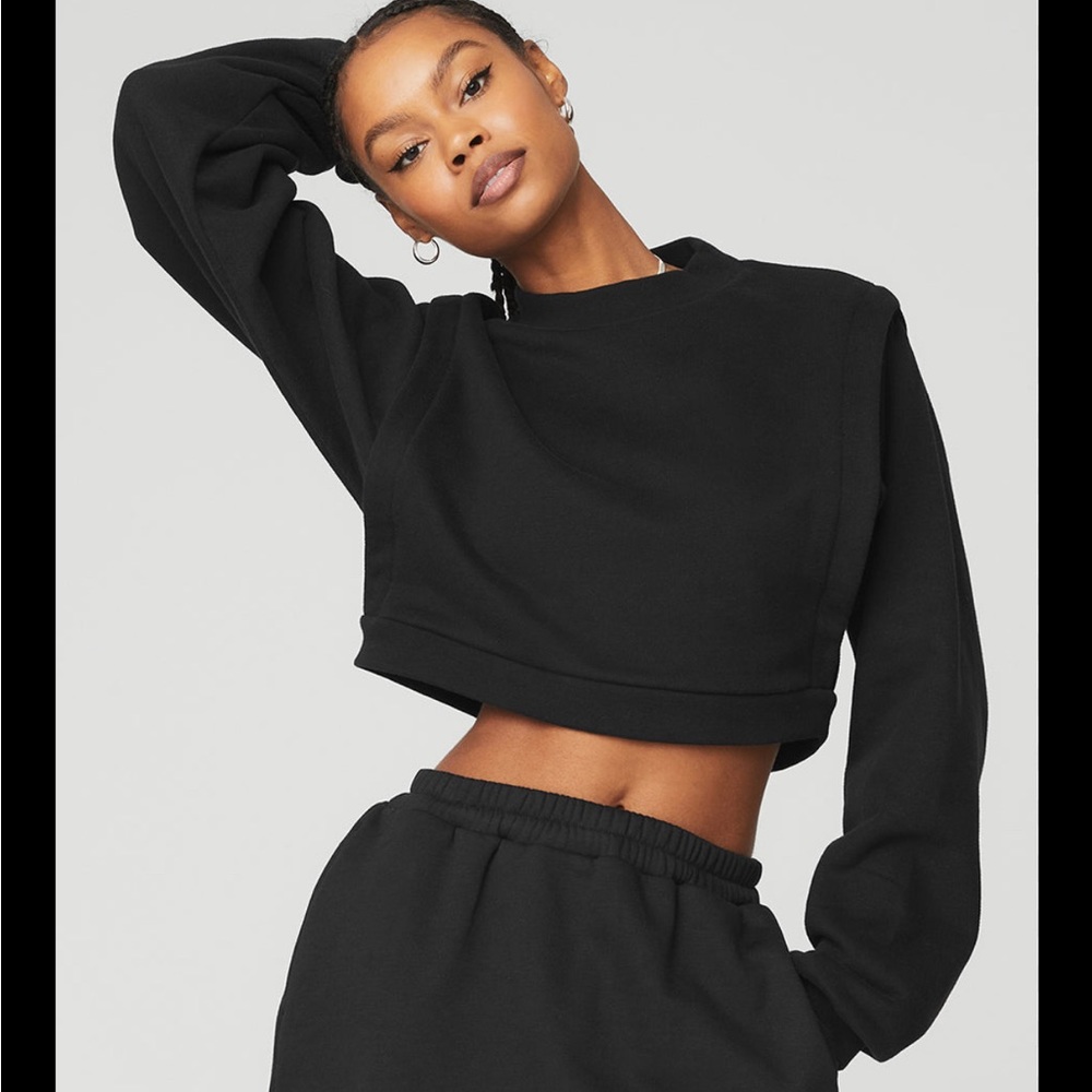 COPY - ALO cropped sweatshirt